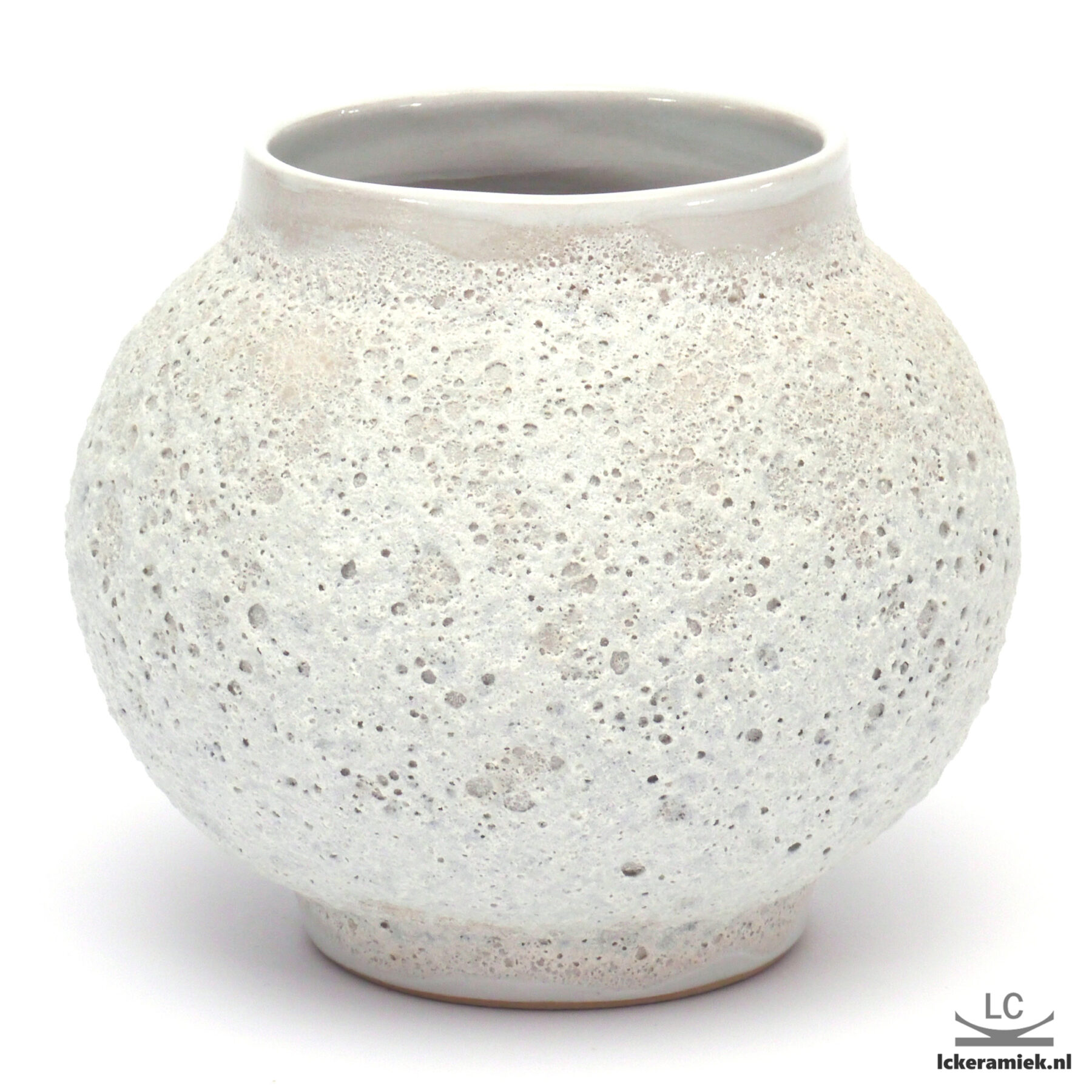 Moon jar Ø14cm H12,5cm