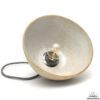 Hanglamp handgedraaid steengoed met spikkels Ø22cm
